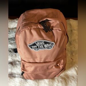 VANS blush backpack